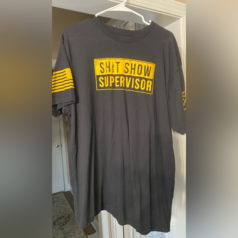 Grunt Style Black and Yellow Graphic Tee